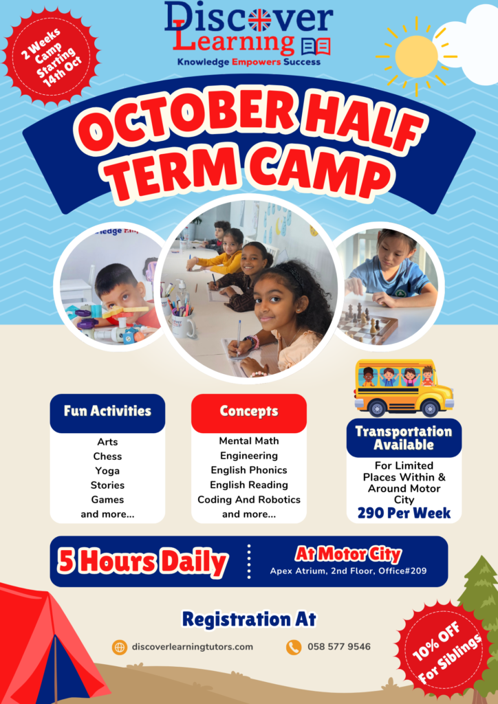 Half Term Camp Discover Learning Tutors Motor City